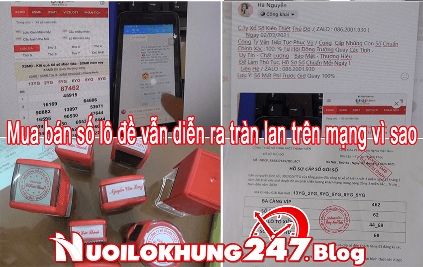 mua bán số lô đề vẫn diễn ra tràn lan trên mạng vì sao