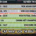 Lịch Thi Đấu Thể Thao Mới Nhất Trên 7M