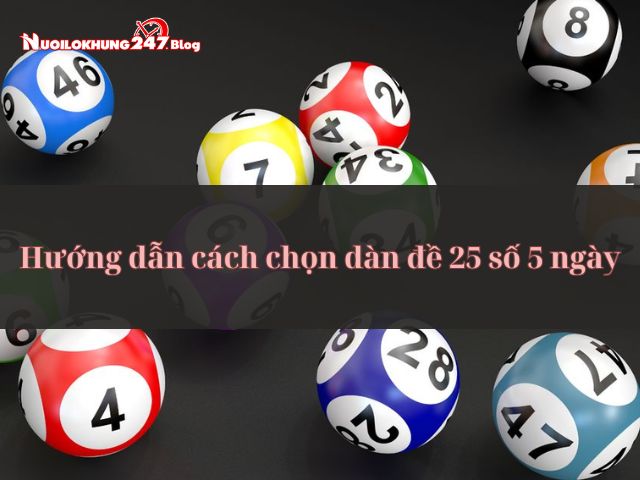 nuoi dan de 25 so khung 5 ngay