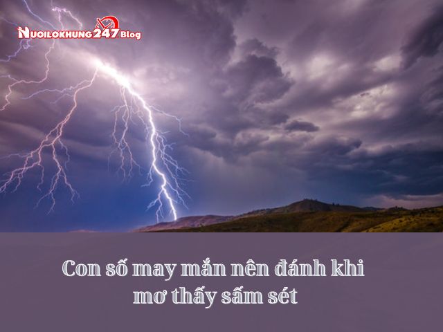 mơ thấy sấm sét
