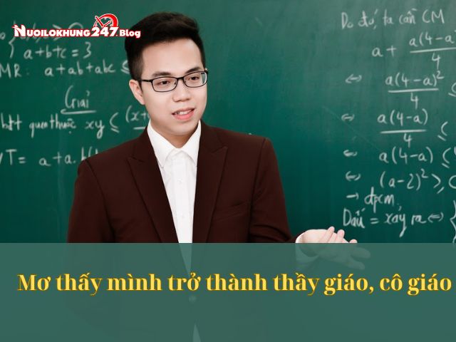 mơ thấy thầy giáo cô giáo