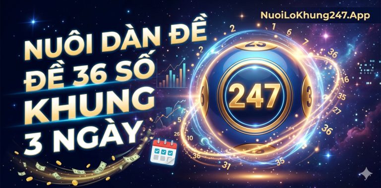 Dàn đề 36 số bất tử – Nuôi dàn de 36 số khung 3 ngày bất bại vip