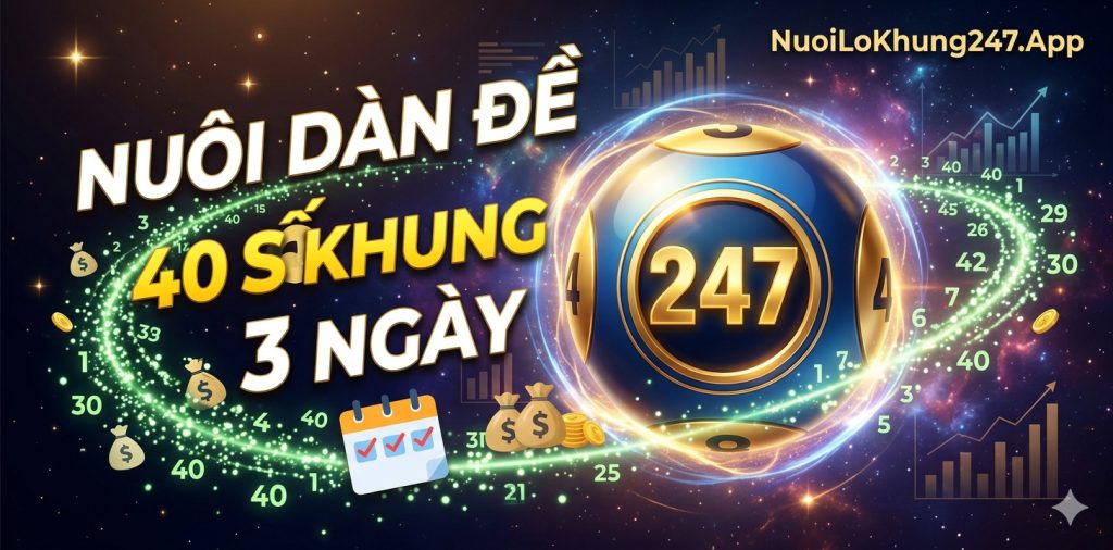 Nuôi dàn đề 40 số khung 3 ngày