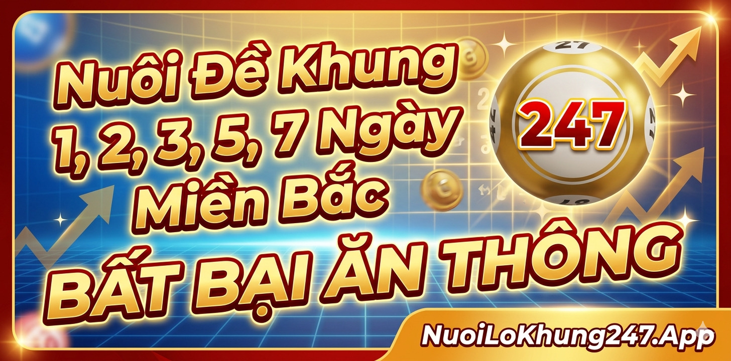 Nuôi đề khung 1, 2, 3, 5, 7 ngày miền bắc bất bại ăn thông